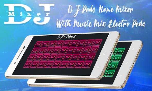 DJ Pads Name Mixer With Music Mix Electro Pads screenshot 3