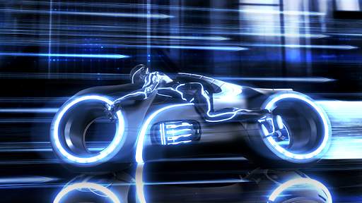 Neon Race - Light Bike Race screenshot 4