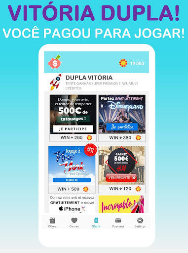 LuckyCash - Ganhe dinheiro e vales reais! screenshot 3