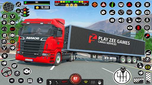 Crazy Car Transport Truck Game screenshot 31