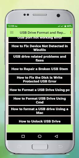 USB Drive Format and Repair guide screenshot 3