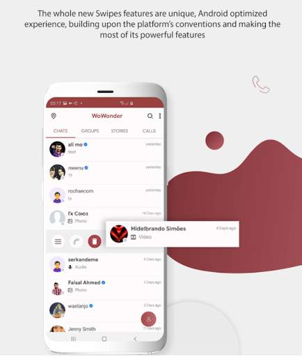 Social16 Messenger - Free video & audio call. screenshot 2