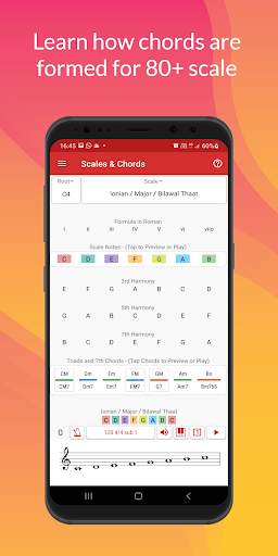 Music Theory Companion with Piano & Guitar screenshot 3