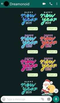WhatsApp New Year Sticker - WAStickerApps screenshot 8