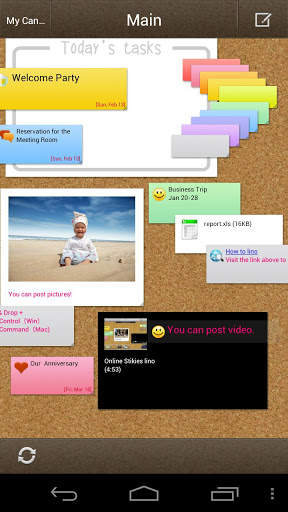 lino - Sticky & Photo Sharing скриншот 1