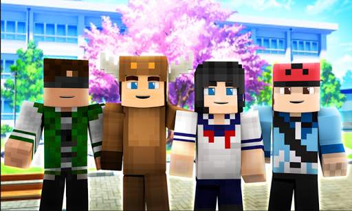 Maps Yandere School Simulator for Minecraft PE screenshot 1
