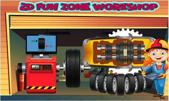 Multi Quad Bike Repair Mechanic Workshop Games screenshot 4