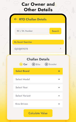 RTO Vehicle Information App screenshot 3