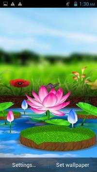 Lotus Live Wallpaper Free screenshot 1