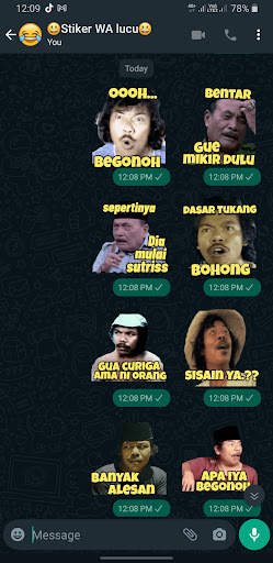 Stiker WA Lucu Untuk Whatsapp screenshot 1