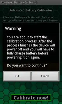 Advanced  Battery Calibrator screenshot 2