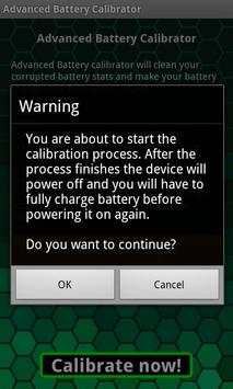 Advanced  Battery Calibrator screenshot 2
