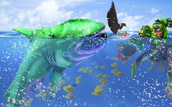 Robot Shark Games Free : Real X Robot Shark Attack screenshot 1