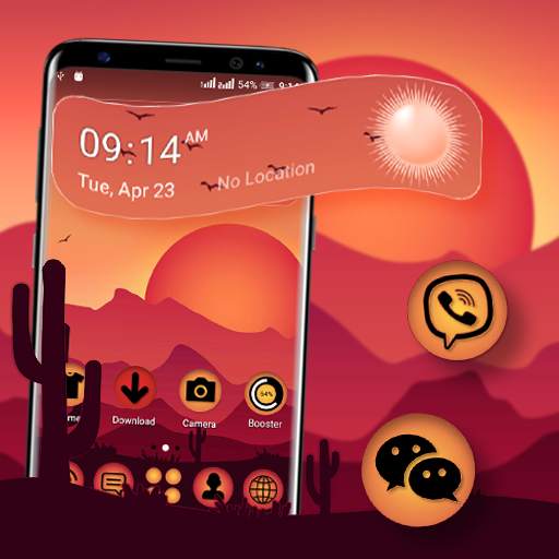 Sunrise Painting Launcher Theme 1.2