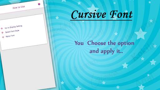 Cursive Font Free Style screenshot 2