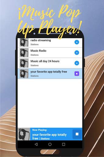 music pop up player screenshot 2