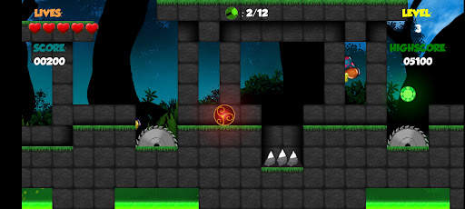 Red Roller Bounce Ball 2 screenshot 2