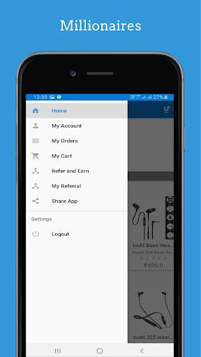 Millionaires Shopping App, Refer and Earn screenshot 3