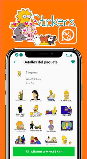 Fansimpson Stickers for WhatsApp screenshot 2