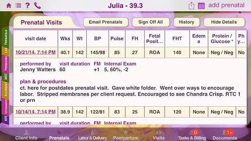 Mobile Midwife EHR Client Port screenshot 5