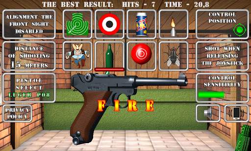 Pistol shooting.  Realistic gun simulator screenshot 2