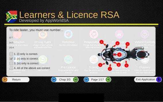 K53 Learners & Licence RSA screenshot 6