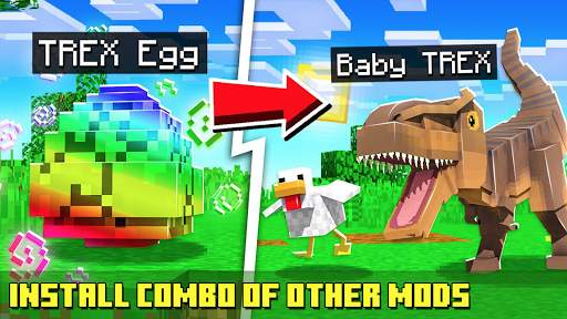 Jurassic Craft Mod - Dinosaur Addon screenshot 2