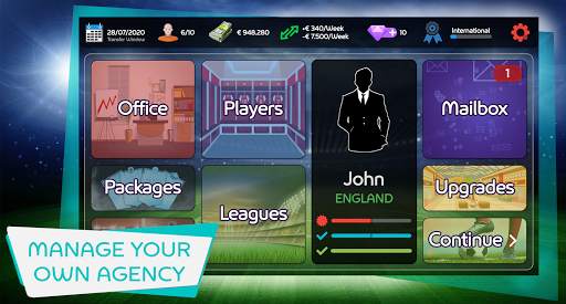 Mobile Football Agent - Soccer Player Manager 2021 screenshot 2