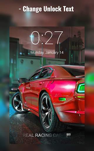 Real Racing Cars Lock Screen screenshot 9