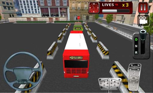 3D bas letak kereta simulator screenshot 8