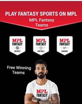 MPL FANTASY Teams & Tips , Dream11 Prediction screenshot 2
