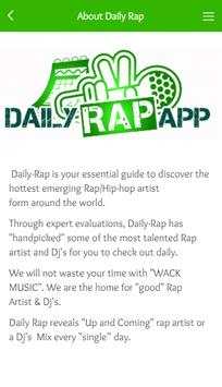 Daily Rap App screenshot 2