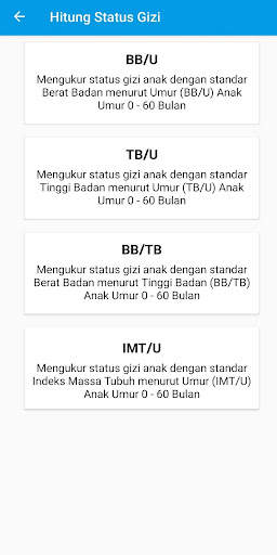 Pengecekan Status Gizi screenshot 3