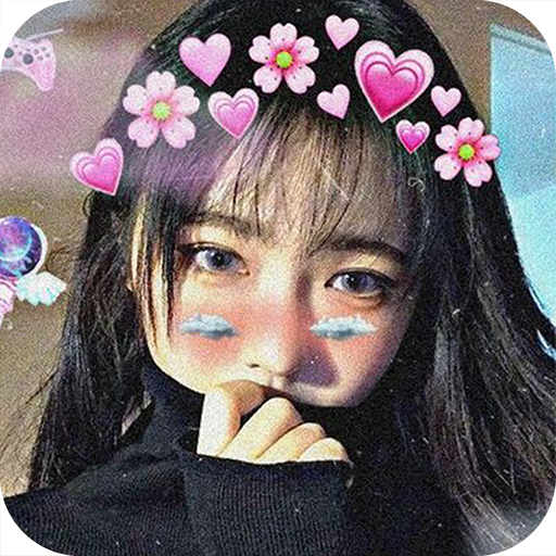 Live Face Sticker Sweet Camera Offline icon