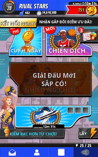 Bóng rổ Rival Stars screenshot 14