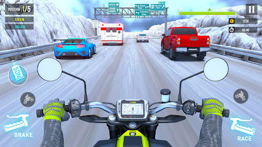 Moto Traffic Bike Race Game 3d screenshot 3