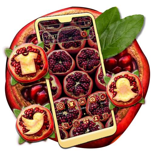 Pomegranate Launcher Theme 1.0