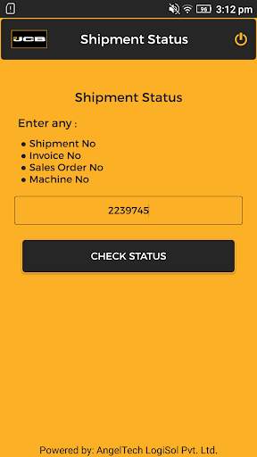 Track My Shipment - JCB Staff App скриншот 1