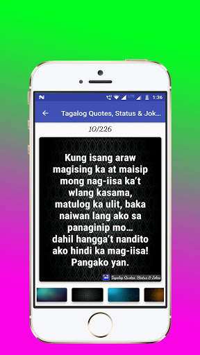 Tagalog, Hugot, Pinoy & Bisaya Love Quotes Editor screenshot 5