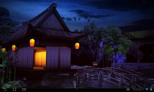 Real Zen Garden 3D: Night LWP screenshot 11