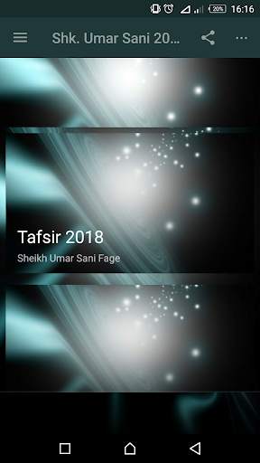 Sheikh Umar Sani Fage - Tafsir 2018 screenshot 2