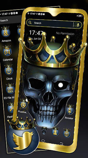 Skull King Launcher Theme screenshot 1
