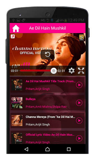 Ae Dil Hai Mushkil Movie Song screenshot 4