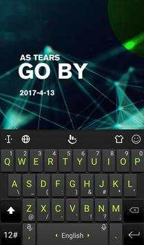 As Tears Go By Keyboard Theme screenshot 2