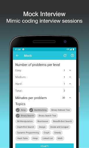 Leetcode Algorithm Coding, Java Interview Offline screenshot 6