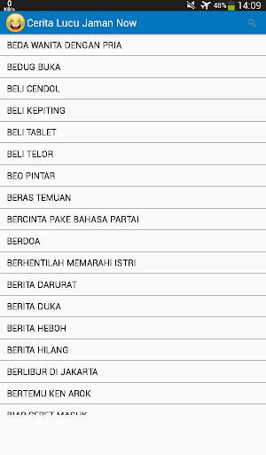 1000  Cerita Lucu Jaman Now screenshot 12
