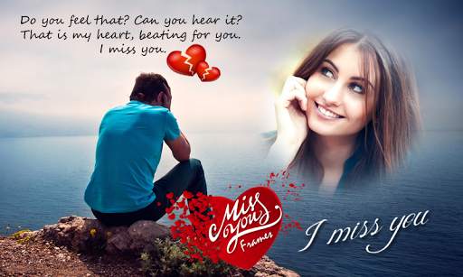 Miss You Photo Frames New HD screenshot 1