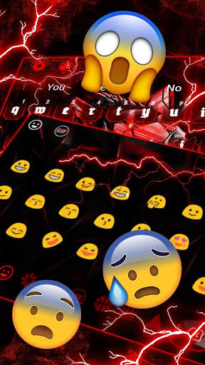 Metal Lighting Wolf Keyboard screenshot 3