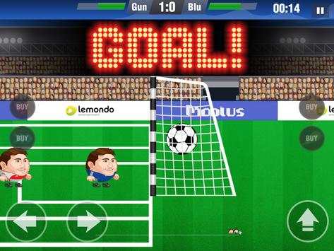 Mini Football Head Soccer Game screenshot 8