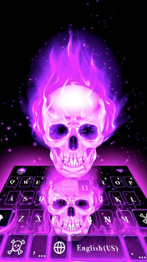 Skeleton Keyboard Theme स्क्रीनशॉट 1